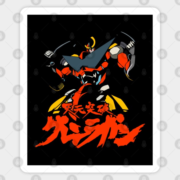 043 Gurren Robot Magnet by Yexart